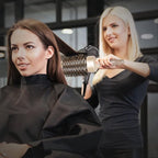 Round Barrel Anti-Static Hair Brush with Boar Bristles, Nano Thermal Ceramic Ionic Tech | For Extra Shine | Protect Hair, Enhance Texture, For Straightening & Drying (2inch)