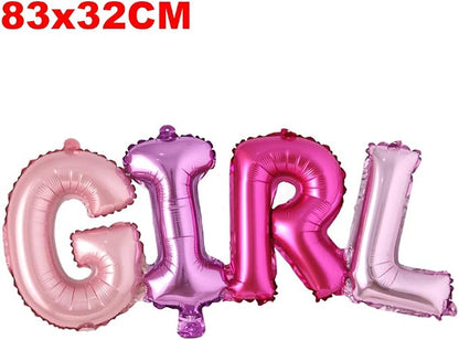 ITS A Boy girl connection Letter foil balloons children party decoration - Image 4