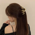 Hair Claw Clips, Snake Design Metal Hair Clip, Gold, for Women Girls, Fashionable Hair Accessories, Creative Thick Hair Clips, One Size