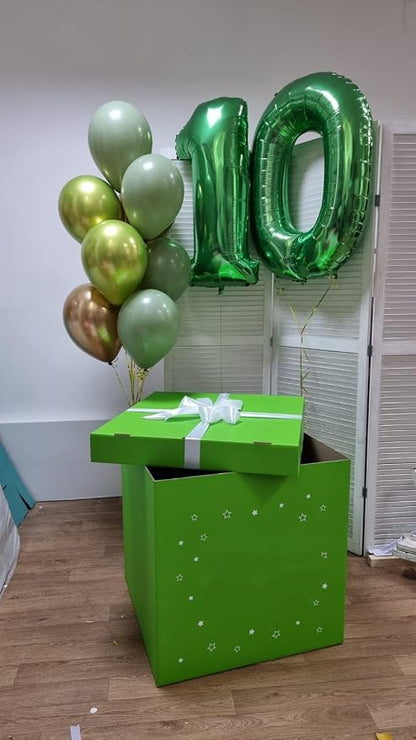 Number Balloons 40 Inch Blue 9 Balloon - Image 4