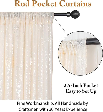 ShinyBeauty Sequin Fabric Backdrop 4FTx7FT - Image 4