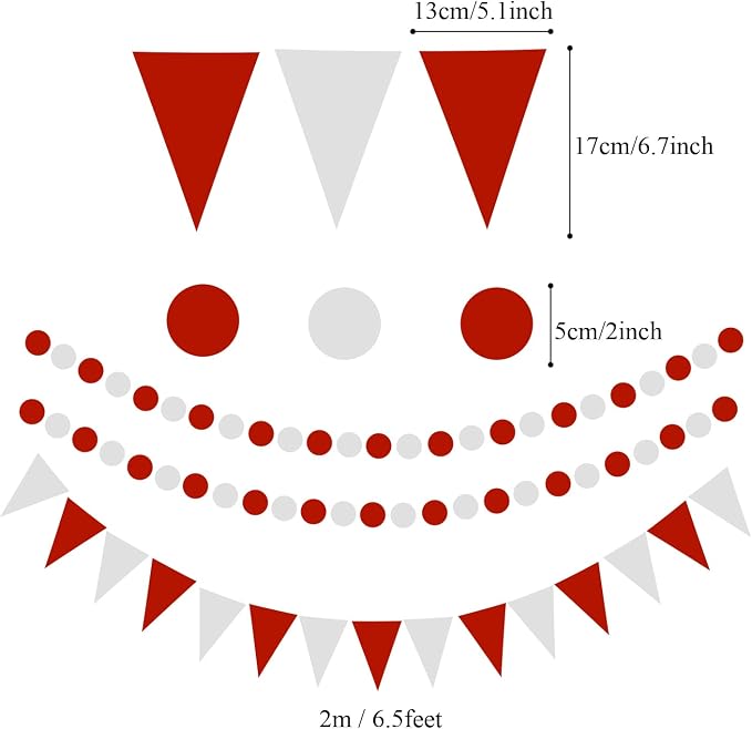 Party Decoration, Garlands String and Triangle Bunting Flags - Image 5