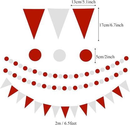 Party Decoration, Garlands String and Triangle Bunting Flags - Image 5