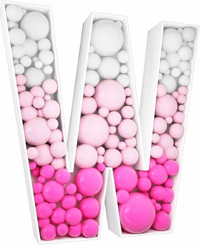 3FT Tall Mosaic Balloon Frame Big Marquee Light Up Letters DIY Kit by JW+Passion+-+Premium+Quality%2C+Made+With+Passion