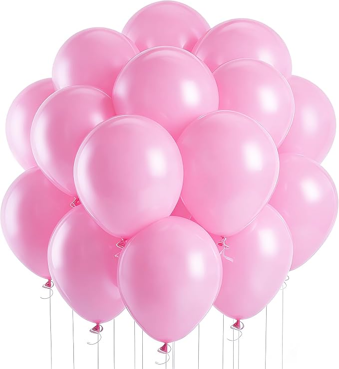 LOLStar Macaron Pink Balloons, 12 inch Latex | Birthday, Engagement, Baby Shower by LOLSTAR