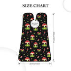 Beard Hair Catcher for Men, Waterproof Shaving Bib Apron Non-Stick, Trimming Tool for Dad Husband, Cute Frogs Cartoon Mushroom Hats Shave Bib