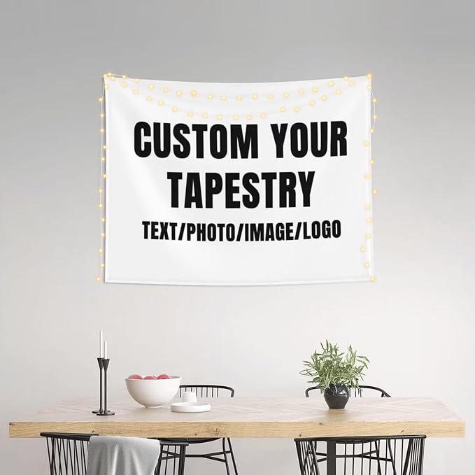 Personalized Tapestry Custom Tapestry Upload Images Banners and Signs Customize - Image 5