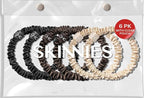 SUNDAYSILKS™ Luxurious Mulberry Silk Scrunchies for Women & Girls | No-Slip, Silky Hair Ties for Natural, Curly, Thin or Thick Hair | Gentle Hold for Ponytails & Sleep | Mini to Large Sizes [6 Pack]