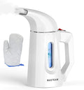 Handheld Steamer for Clothes Wrinkle Removes,Garment Steamer for Hat,1.5lbs Lightly,40s Fast Heat-up,8 FT Power Cord,800W, for Home and Travel with Automatic Shut-Off Safety Protection (White)