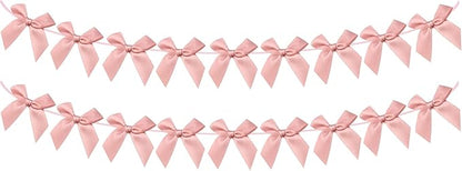 2pcs Bow Garland Banner, Ribbon Bow Party Decorations by Haptda