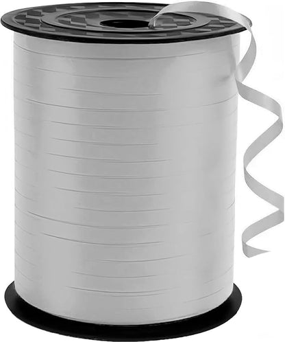 Premium Silver Curling Ribbon 500 Yards by WFAUIBR