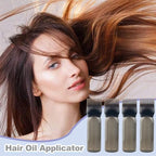 4 PCS Root Comb Applicator Bottle,Hair Oil Applicator Bottle for Hair Dye Shampoos Salons.6oz(black)