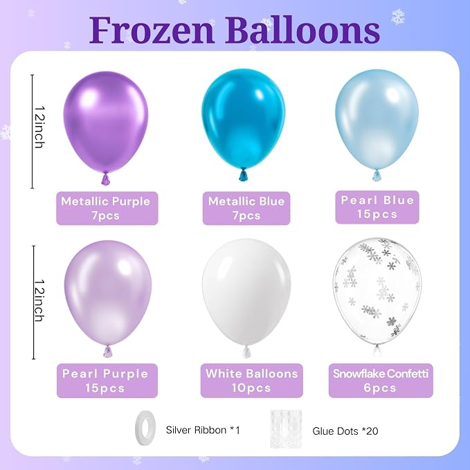 BAUANOOY Frozen balloons - Image 2