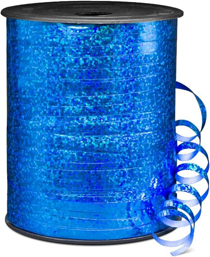 500 Yards Shiny Metallic Blue Curling Ribbon by Isaspire