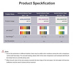 2 Pack pH Test Strips Universal pH 1-14 Litmus Test Paper 160 Strips for Saliva Urine Water Soil and Chemistry Experiments (2 Pack with Storage Case)
