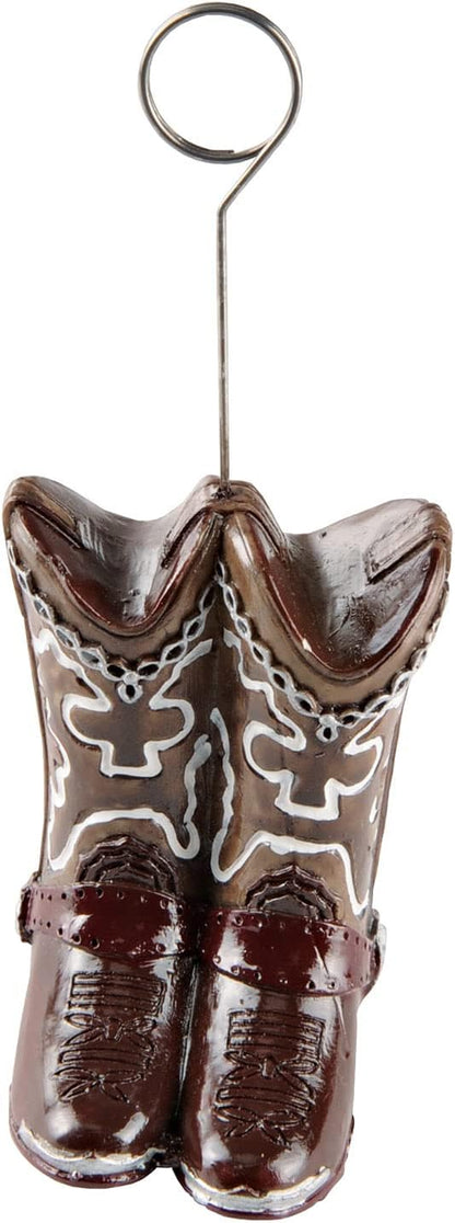 Cowboy Boots Photo/Balloon Holder Party Accessory - Image 2
