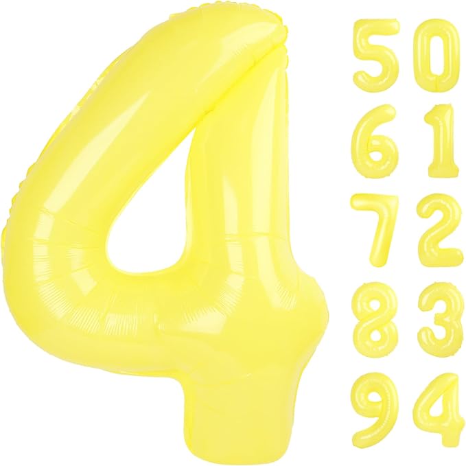Yellow 4 Balloon by IWERP