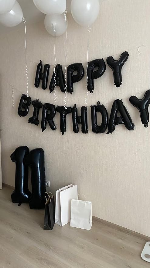 Black 11 Balloon - Image 4
