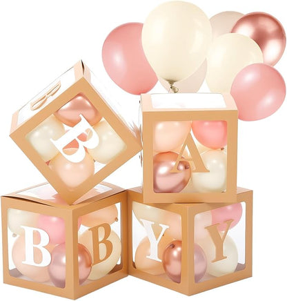 Zhanmai baby Boxes for Bear Baby Shower Decoration by Zhanmai