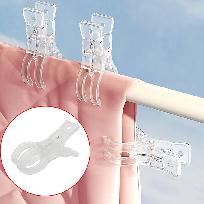 CHENJIN 10PCS Clear Plastic Balloon Arch Clips 2.4 inch 3.5 inch 5 Each Contact - Image 5