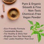 100% Organic Henna Hair Color – Natural, Chemical-Free Hair Dye for Rich, Vibrant Color & Gloss – Grey Coverage, Safe for All Hair Types, Vegan Non-Toxic, Herbal Hair Treatment (ASH BROWN)