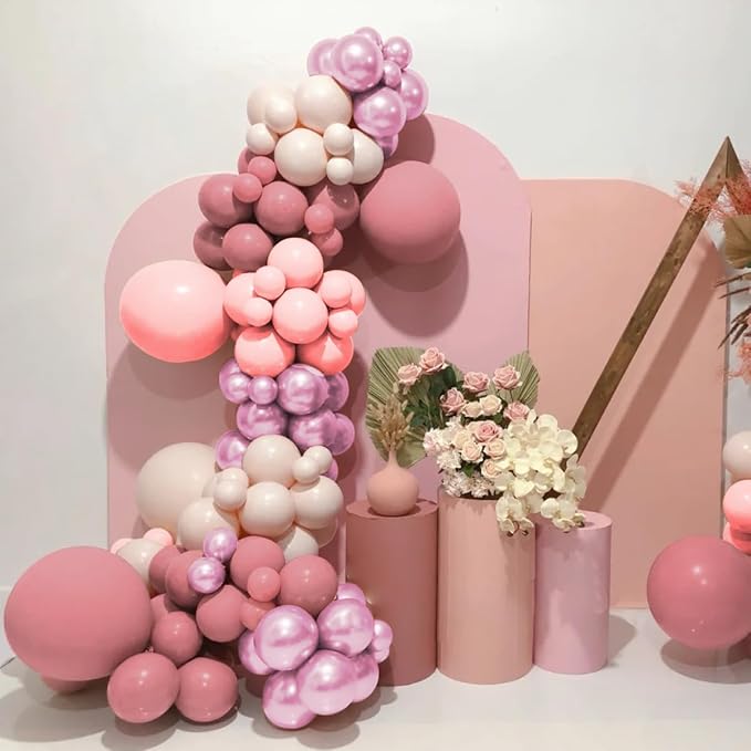 Pink Balloon Garland Arch Kit - Image 5
