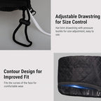 Yunir Heat Cap for Deep Conditioning,10 Level Heats Up Quickly 3 Time Settings Hair Steamer for Hair Home Use Thermal Steam Cap for Black Hair Portable Heating Caps (Black) (US Plug 110V)