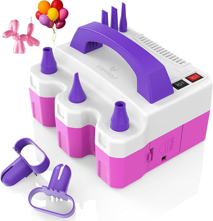 ETENWOLF Electric Balloon Pump for All Balloons | Balloon Inflator for Birthday by ETENWOLF