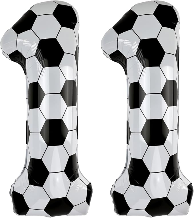 40 Inch Soccer Number 11 Foil Balloon, Soccer Birthday Party Decorations | by Unknown