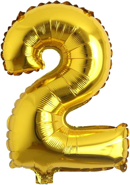 16" Alphabet Letter and Number Balloons Set Package, Aluminum Hanging Foil Film by RUIANSI