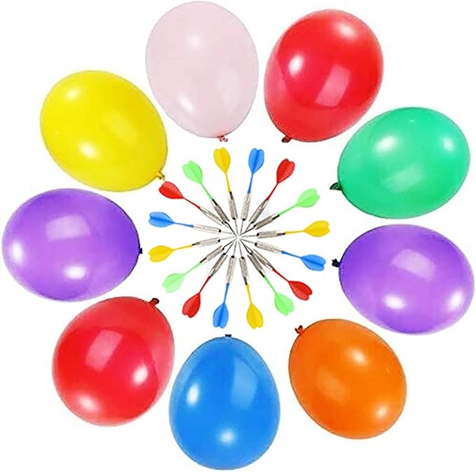 The Dreidel Company Balloon Dart Games, Plastic Flights, and Metal Copper Head - Image 4