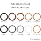 Small Hair Elastics, Black Hair Ties Ponytail Holder Fine Thin Medium Hair No Pull Long Lasting Braid Hair Styling Rubber Bands for Women 8-14 Girl Men 2mm 80 Pieces (Black)