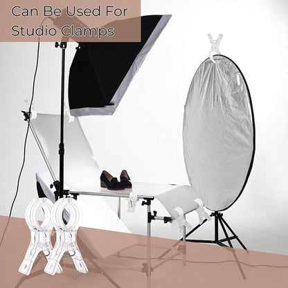 10 Pack Balloon Arch Clips Plastic Transparent Backdrop Spring Clamps 3.5 Inch - Image 7