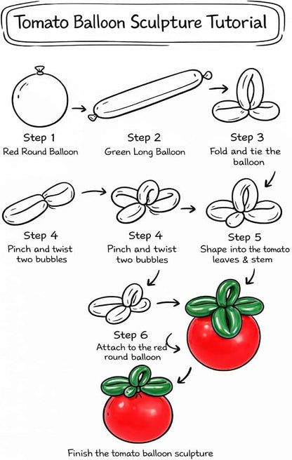 Green Red Tomato Balloon Arch Garland Kit - Image 2