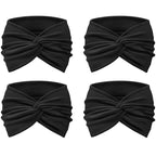 Extra Wide Headbands for Women Large Turban Headband Non Slip Boho Elastic Hairband Hair Twisted Knot Head Bands Accessories