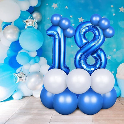 OFFCUP 40 Inch Blue Number 21 Balloon - Image 5