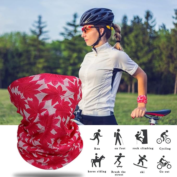 Face Mask Bandanas Neck Gaiter Headwear Magic Scarf Headband for dust Sun Wind