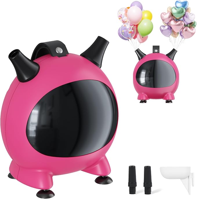 Balloon Pump Electric, Portable Balloons Inflator Air Pump by Togvu
