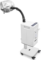 Hair Steamer Micro Mist Scalp Detoxify for Hair Wash Reclining Chair Bed Attachment Professional Hair Care for Salon SPA Barber Shop (LED Deco Draw 6th Gene White)