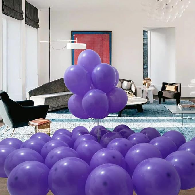 300 Pack Purple Balloons 12 inch Purple Latex Party Balloon Bulk - Image 4