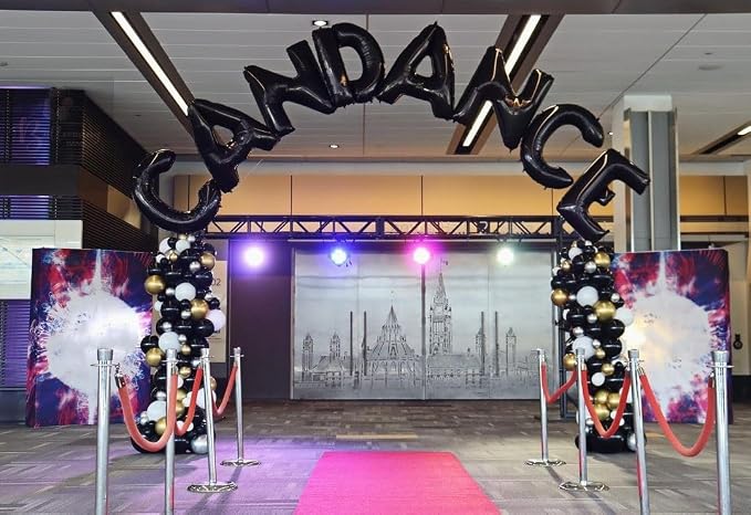 Black Letter P Balloons, P Balloon 40 Inch P Balloon Letter - Image 6