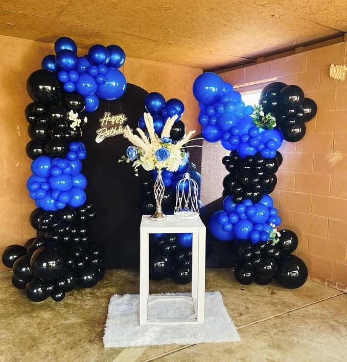 Blue and Black Balloon Arch Kit - Image 6