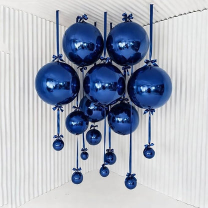 13pcs Navy Blue 4D Balloons 22" 18" 10" 4D Navy Blue Ball Balloon Navys - Image 3