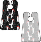 Professional Beard Bib, Non-Stick Hair Catcher Apron Waterproof, Shaving Grooming Essential for Men Dad, Tuxedo Red Rose Black Shave Bib