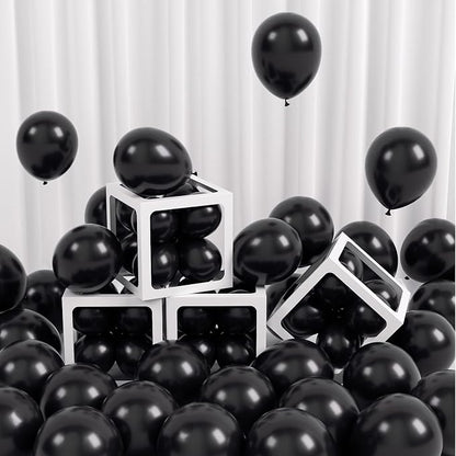 FOTIOMRG 120pcs 5 inch Black Balloons | Birthday, Graduation, Baby Shower by FOTIOMRG