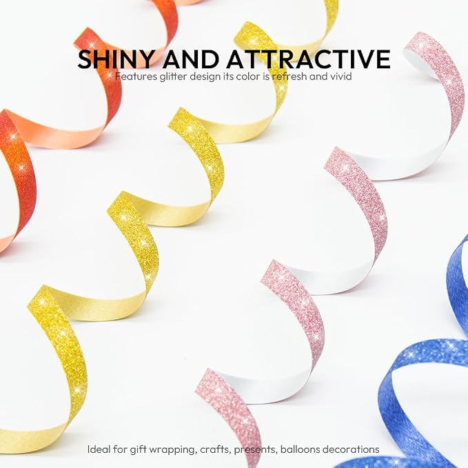 500 Yards Curling Ribbon for Gift Wrapping, 3/16" Balloon String for Christmas - Image 5
