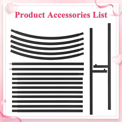 7.2FT Arch Backdrop Stand Gold Metal Wedding Arch Backdrop Stand | Metal - Image 5