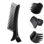 NOLITOY 4Pcs Hair Sectioning Grip Clips, Professional Parting Comb Clips Hair Styling Tools for Cutting Coloring Dying Salon