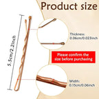 330 PCS Rose Gold Bobby Pins for Women Girls, YINGFENG 2.2 Inch Long Super Grip Blonde Hair Pins with Box, Reusable Non Slip Hair Pins, For Buns, Thick Hair Thin Hair And All Hair Types