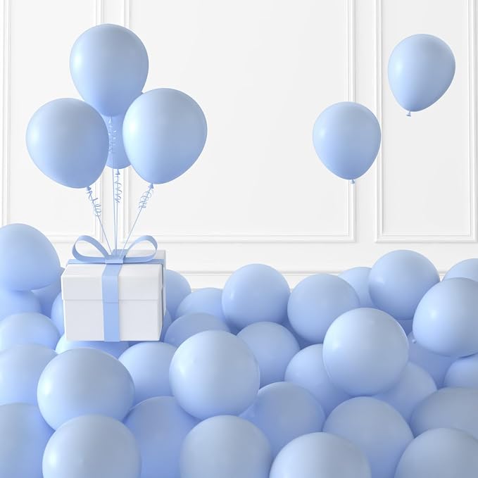 Pastel Blue Balloons, Birthday Decoration, Wedding Party, Baby Shower by KALOR